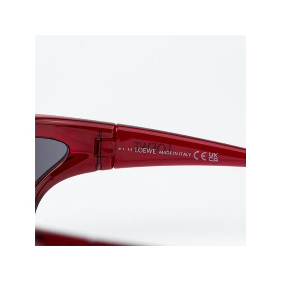 Loewe x PAULA\'S IBIZA Women Sunglasses Red Smoke Wraparound LW40143U 66A main image 6
